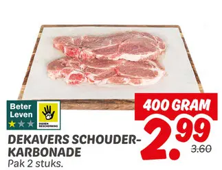 Dekavers schouder-karbonade