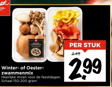 Aanbieding: Winter- of Oester- zwammenmix