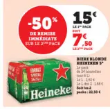 Offre: Bière blonde
