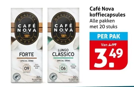 Aanbieding: Koffiecapsules