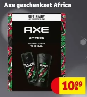 Aanbieding: Axe geschenkset Africa