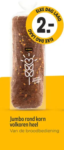 Aanbieding: Jumbo rond korn volkoren heel
