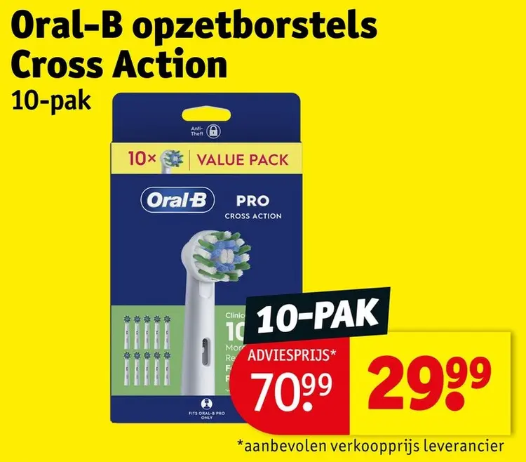 Aanbieding: Opzetborstels Cross Action
