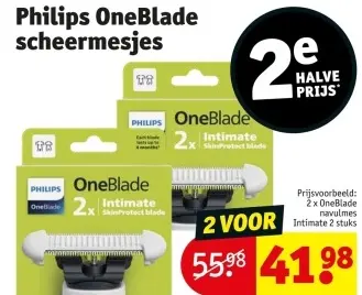 Promotie: Philips OneBlade scheermesjes