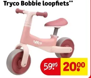 Aanbieding: Tryco Bobbie loopfiets