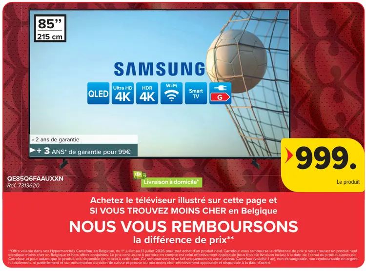Offre: TV QE85Q6FAAUXXN