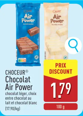 Offre: Chocolat Air Power