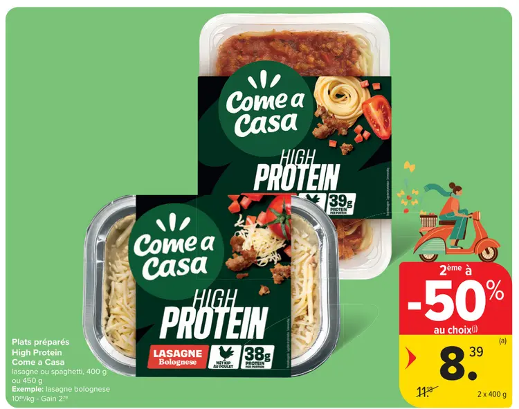 Offre: Plats préparés High Protein
