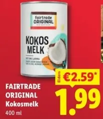 Aanbieding: Kokosmelk