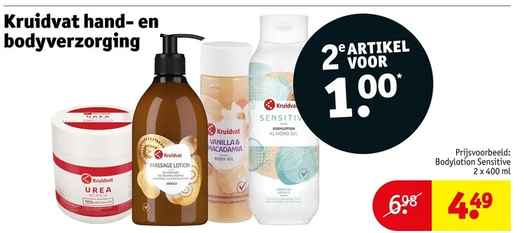 Aanbieding: Kruidvat hand- en bodyverzorging