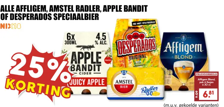 Aanbieding: Diverse bieren