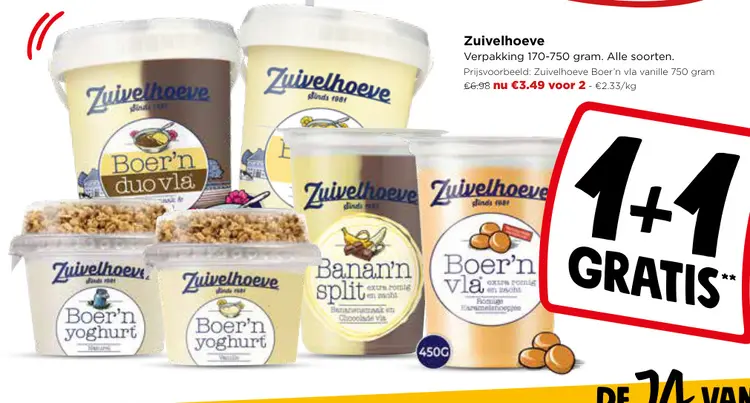 Promotie: Boer'n vla