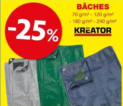 Offre: Kreator Bâches