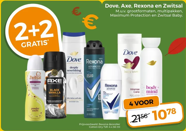 Aanbieding: Deodorant, douche en bodyverzorging