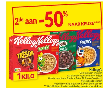 Aanbieding: Kellogg's Ontbijtgranen en repen