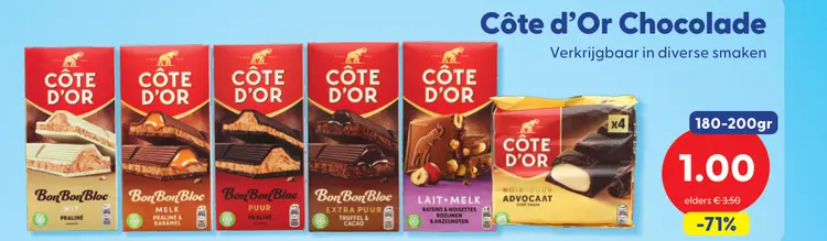 Aanbieding: Côte d'Or Chocolade