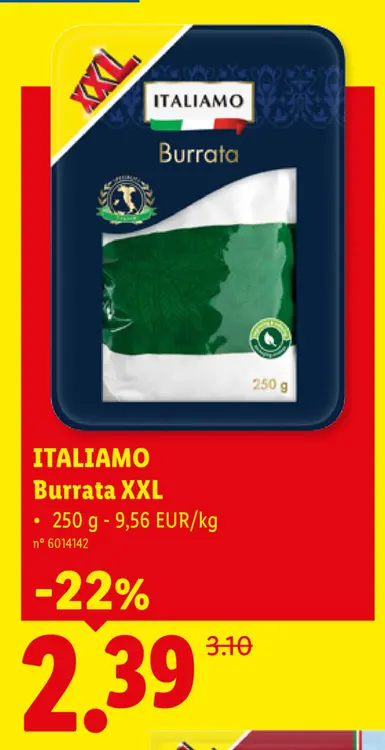 Offre: Burrata XXL