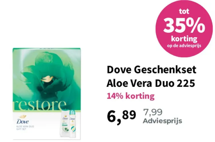 Aanbieding: Geschenkset Aloe Vera Duo