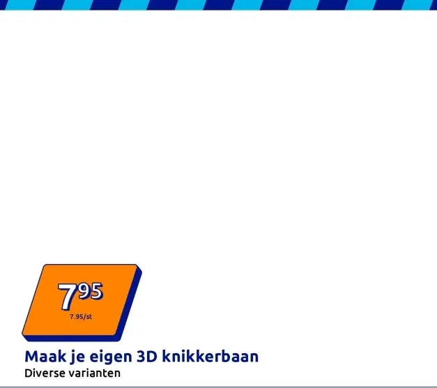 Aanbieding: Maak je eigen 3D knikkerbaan
