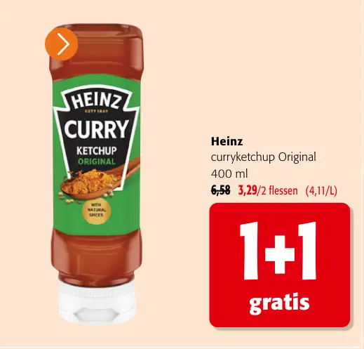 Promotie: curryketchup Original