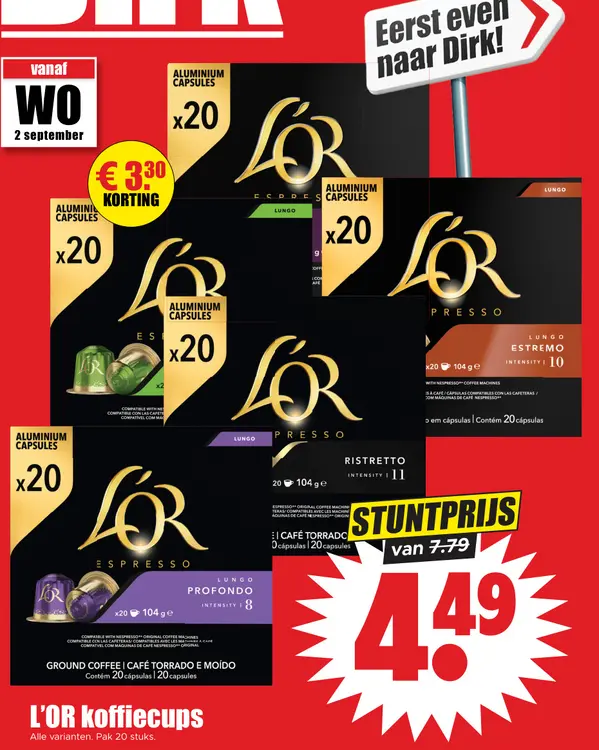 Aanbieding: Koffiecups