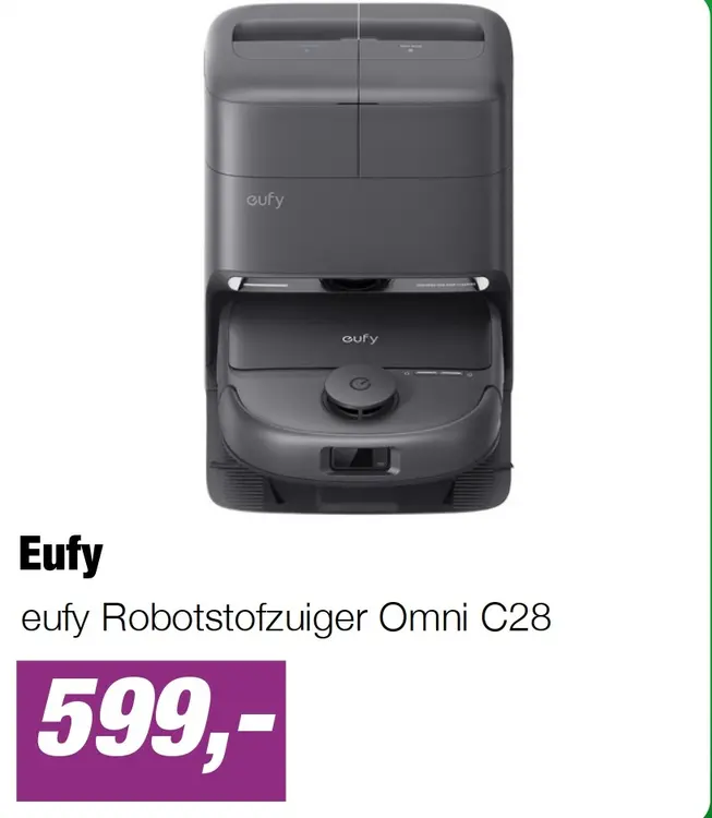 Aanbieding: eufy Robotstofzuiger Omni C28
