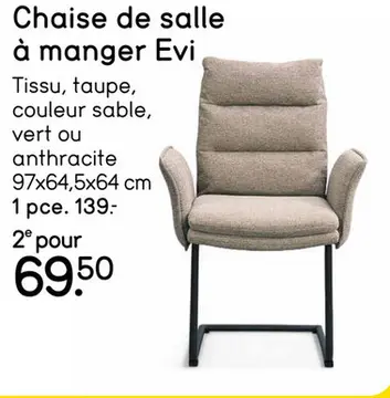 Offre: Chaise de salle à manger Evi