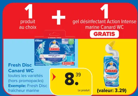 Offre: Fresh Disc Canard WC