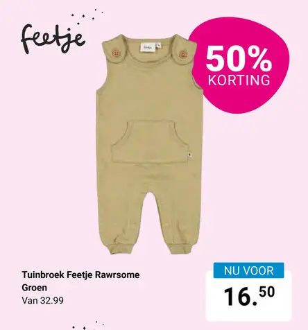 Aanbieding: Tuinbroek Feetje Rawsome