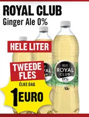 Aanbieding: ROYAL CLUB Ginger Ale 0%