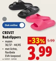 Promotie: Badslippers
