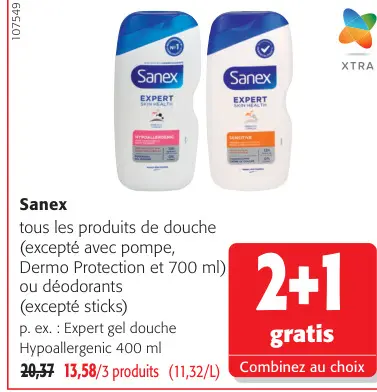 Offre: Expert gel douche Hypoallergenic 400 ml