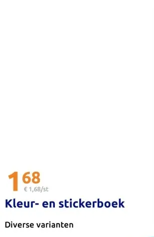 Aanbieding: Kleur- en stickerboek