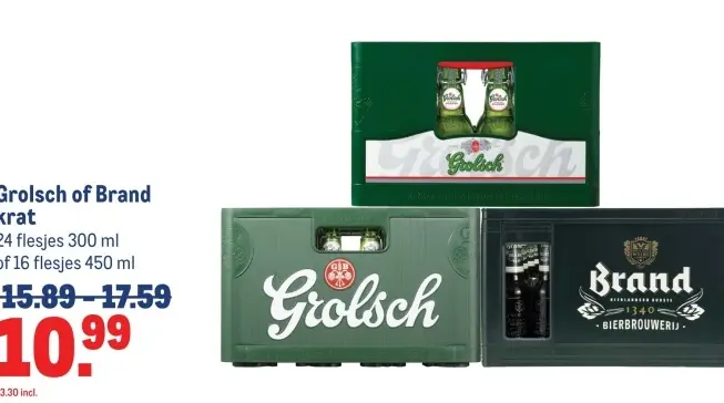Aanbieding: Grolsch of Brand Krat