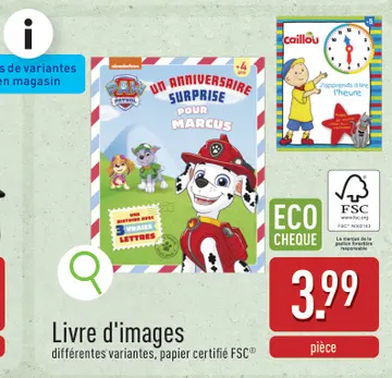Offre: Livre d'images