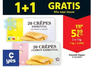 Aanbieding: Gevulde flapjes