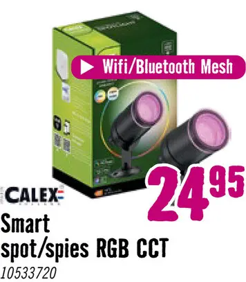 Aanbieding: Smart Outdoor LED tuinspot RGB+CCT zwart