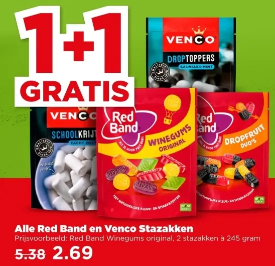 Aanbieding: Red Band en Venco Stazakken