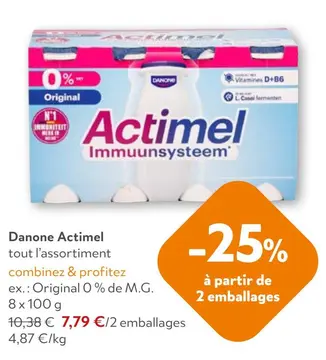 Offre: Danone Actimel