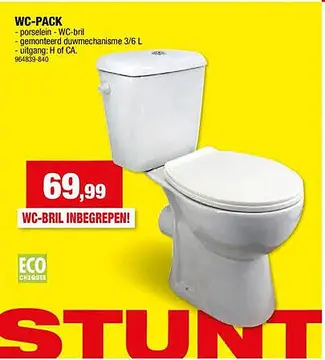 Aanbieding: Wc-pack