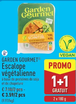 Offre: Escalope végétalienne