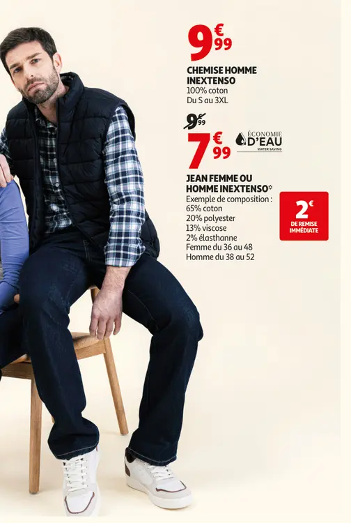 Offre: Chemise homme INEXTENSO