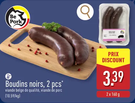 Offre: Be Pork Boudins noirs