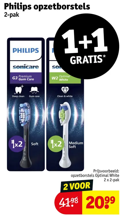 Aanbieding: Philips opzetborstels
