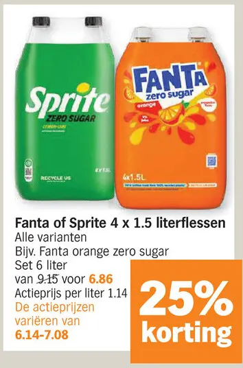 Promotie: Fanta of Sprite