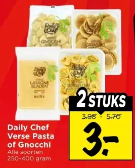 Aanbieding: Verse Pasta of Gnocchi