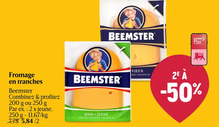 Offre: Fromage en tranches