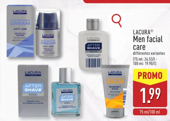Offre: Men facial care
