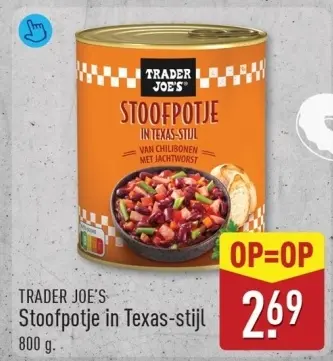 Aanbieding: Stoofpotje in Texas-stijl
