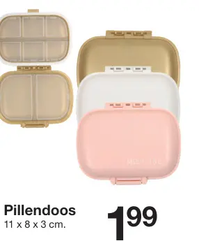 Aanbieding: Pillendoos